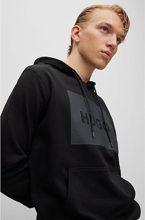 HUGO BOSS - Sudadera con capucha para hombre 50473168-002 Black..