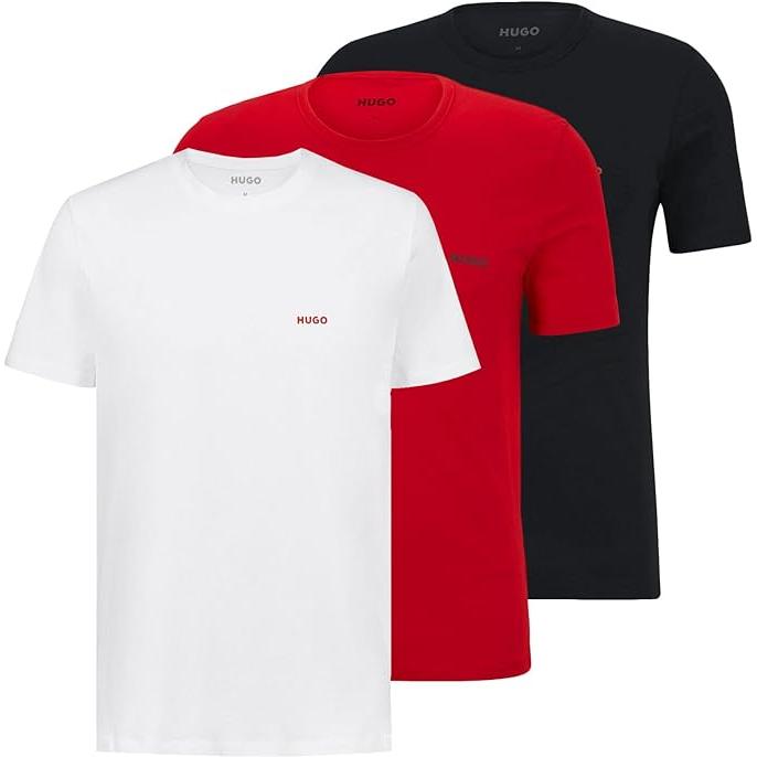 HUGO BOSS  T-Shirt RN Triplet P Ropa Interior_Camiseta para Hombre ,  50480088-004.