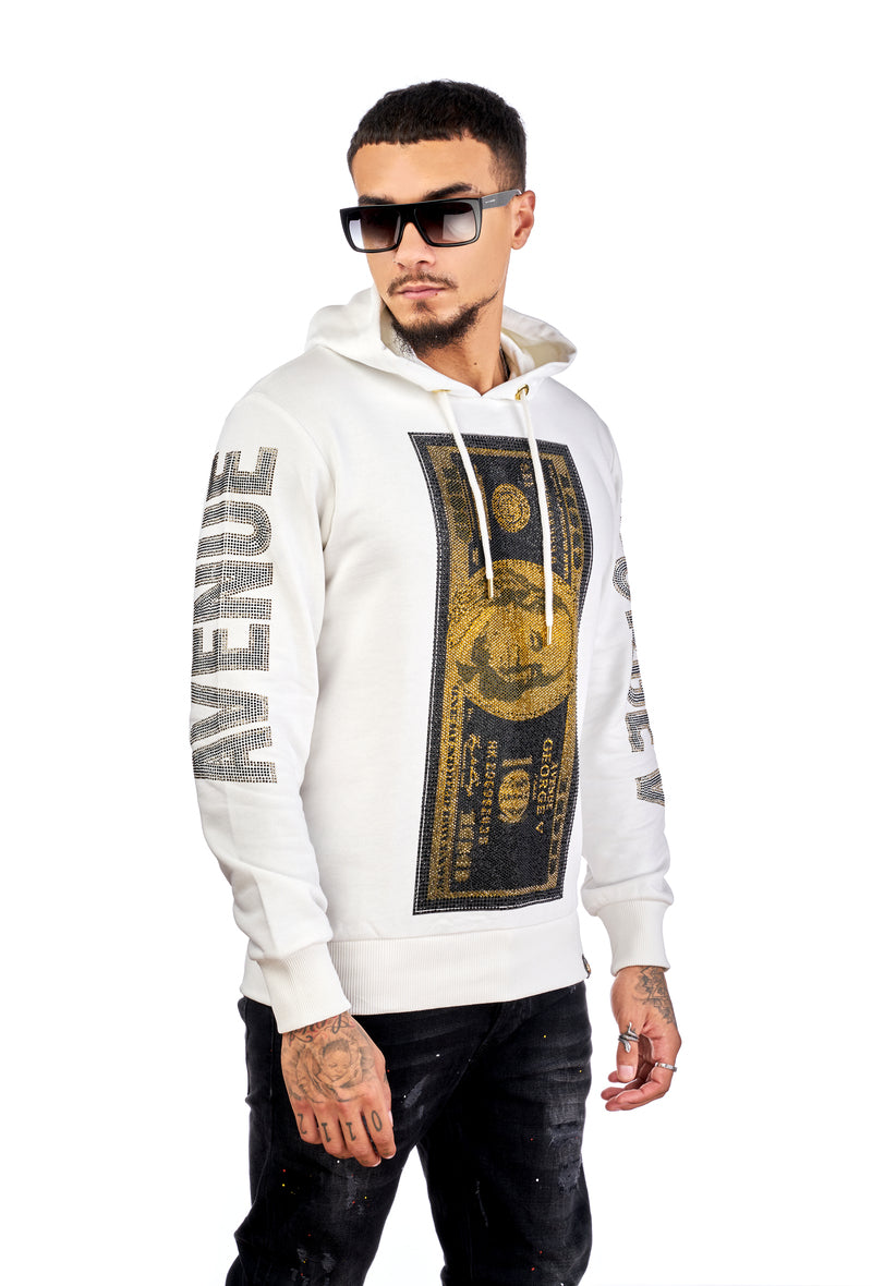 GEORGE-V Sudadera con Capucha GV-2082 White..