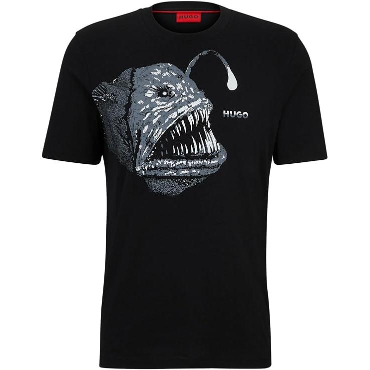 HUGO BOSS  Camesita Hombre, 50513812-001 Black.