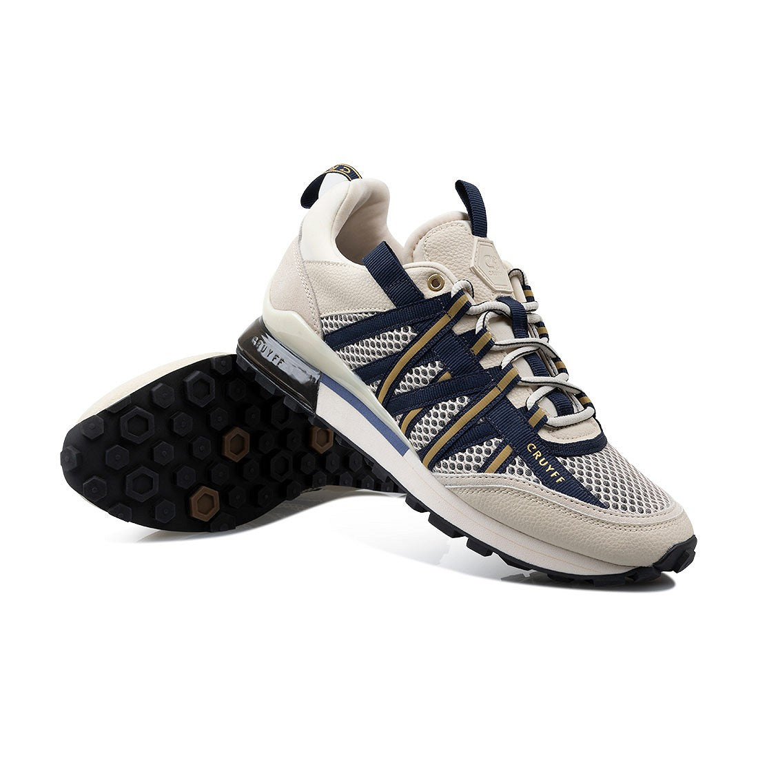 Cruyff Zapatillas Deportivas Hombre Modelo Fearia CC242089-101 Cream/Navy.