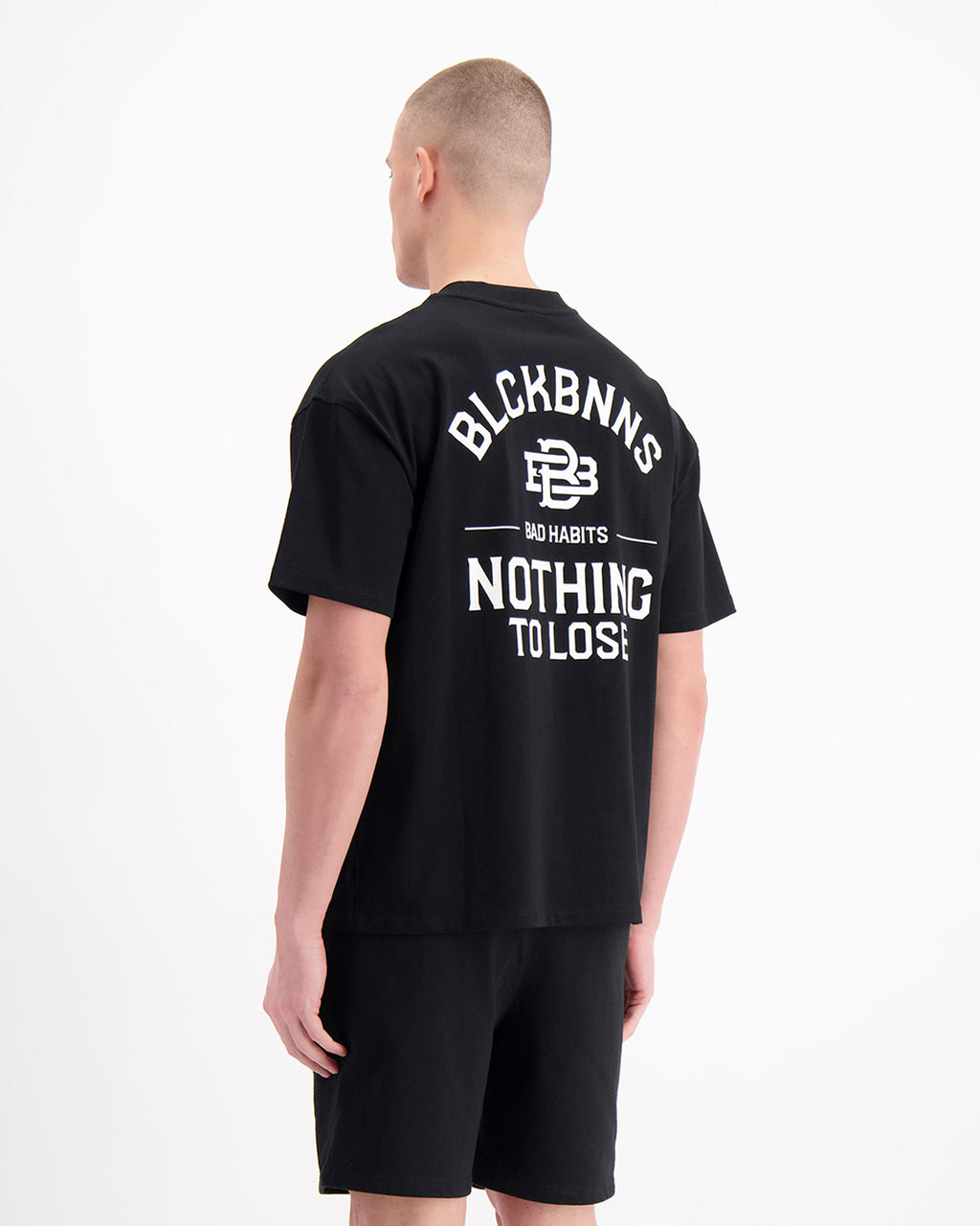 BLACK BANANAS Camiseta Hombre Modelo Bad Habits:1.125.3.26. Black.