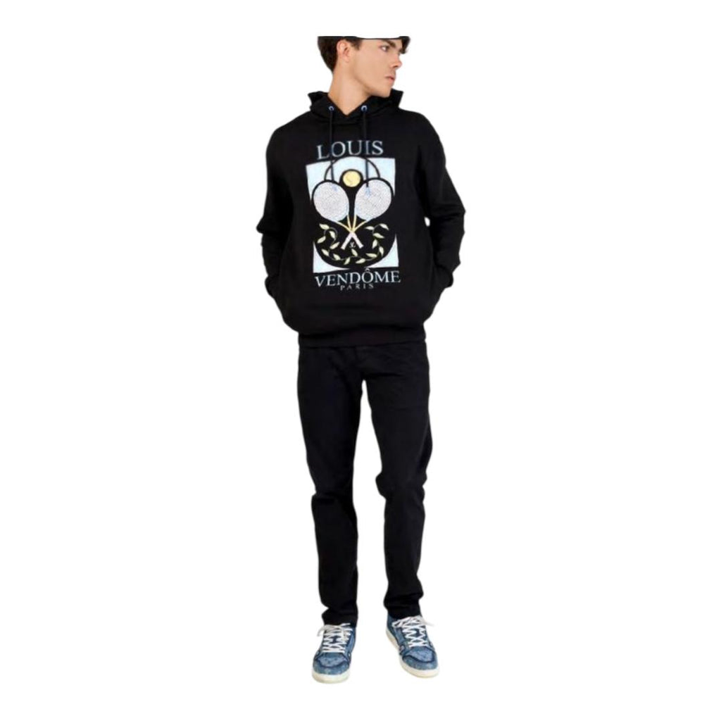LOUIS VENDOME Sudadera con Capucha LV-44 Black.