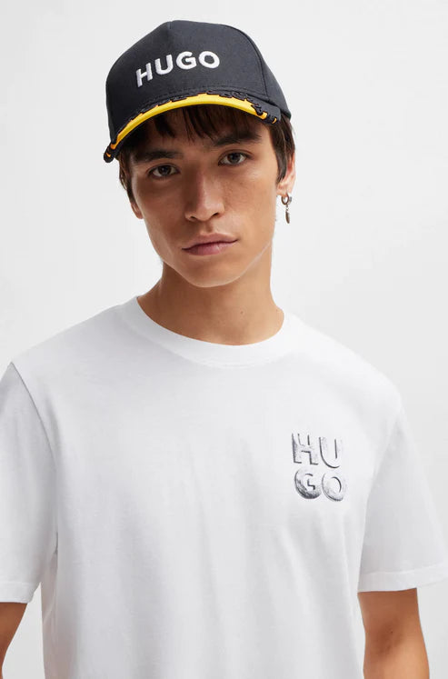 HUGO BOSS - Camiseta Blanca para Hombre Hugo 50508944-100 .