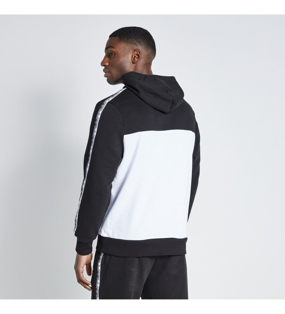 ELEVEN DEGREES  Sudadera Double Taped blanco, negro 11D3312-047.