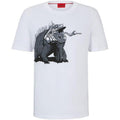 HUGO BOSS  Camesita Hombre, 50513812-100 White.
