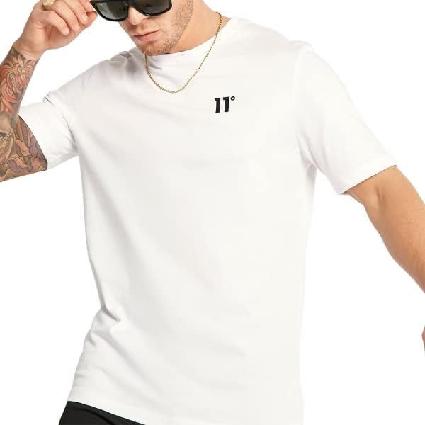 Eleven Degrees 11º Camiseta Graphic Hombre 11D2036-9361 White.