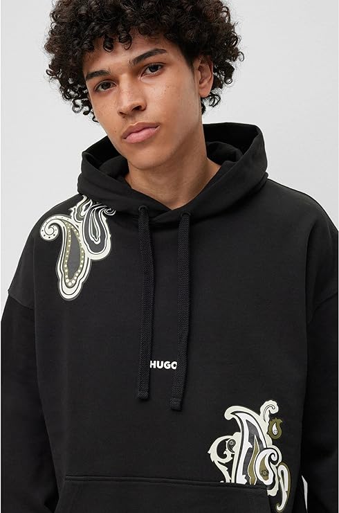 HUGO BOSS - Sudadera con capucha para hombre 50494559-001 Black..