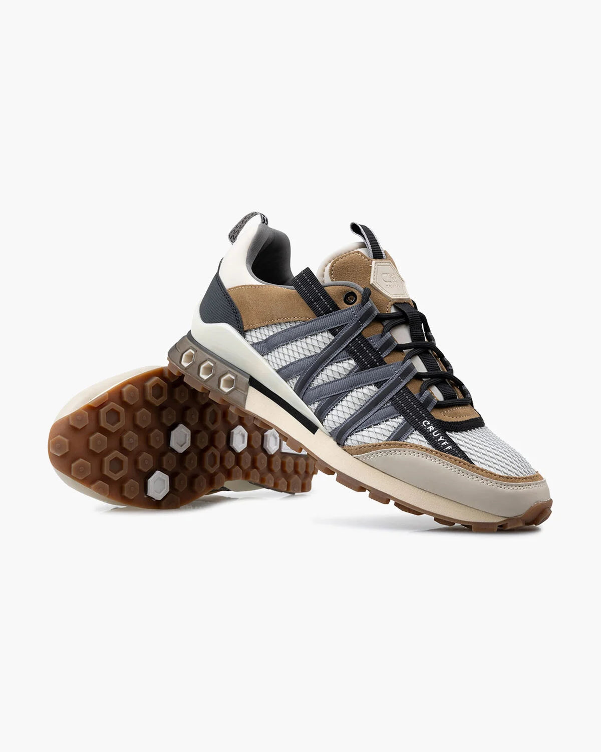 Cruyff Zapatillas Deportivas Hombre Modelo Fearia Hex-Tech CC241081-558 Cream/khaki.