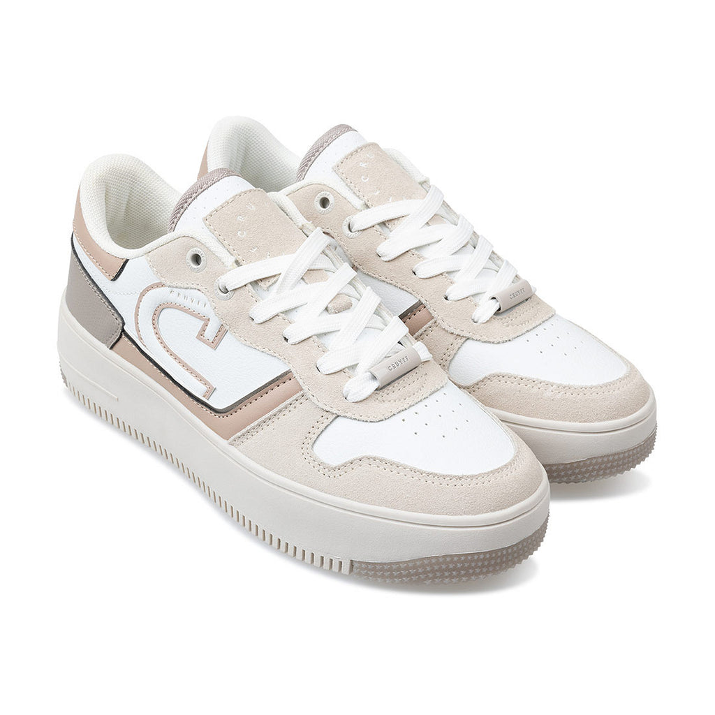 Cruyff Zapatillas Deportivas Mujer Modelo Campo Low Lux CC243901-157 White/Taupe.
