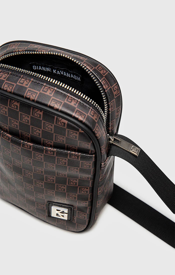 Bolso Hombre Gianni Cavanagh Color Marron.