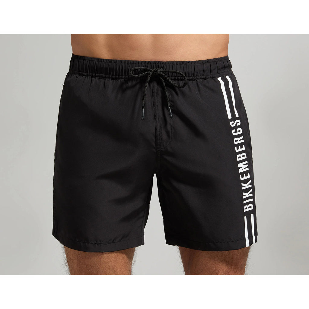 BIKKEMBERGS BAÑADOR HOMBRE COLOR NEGRO.