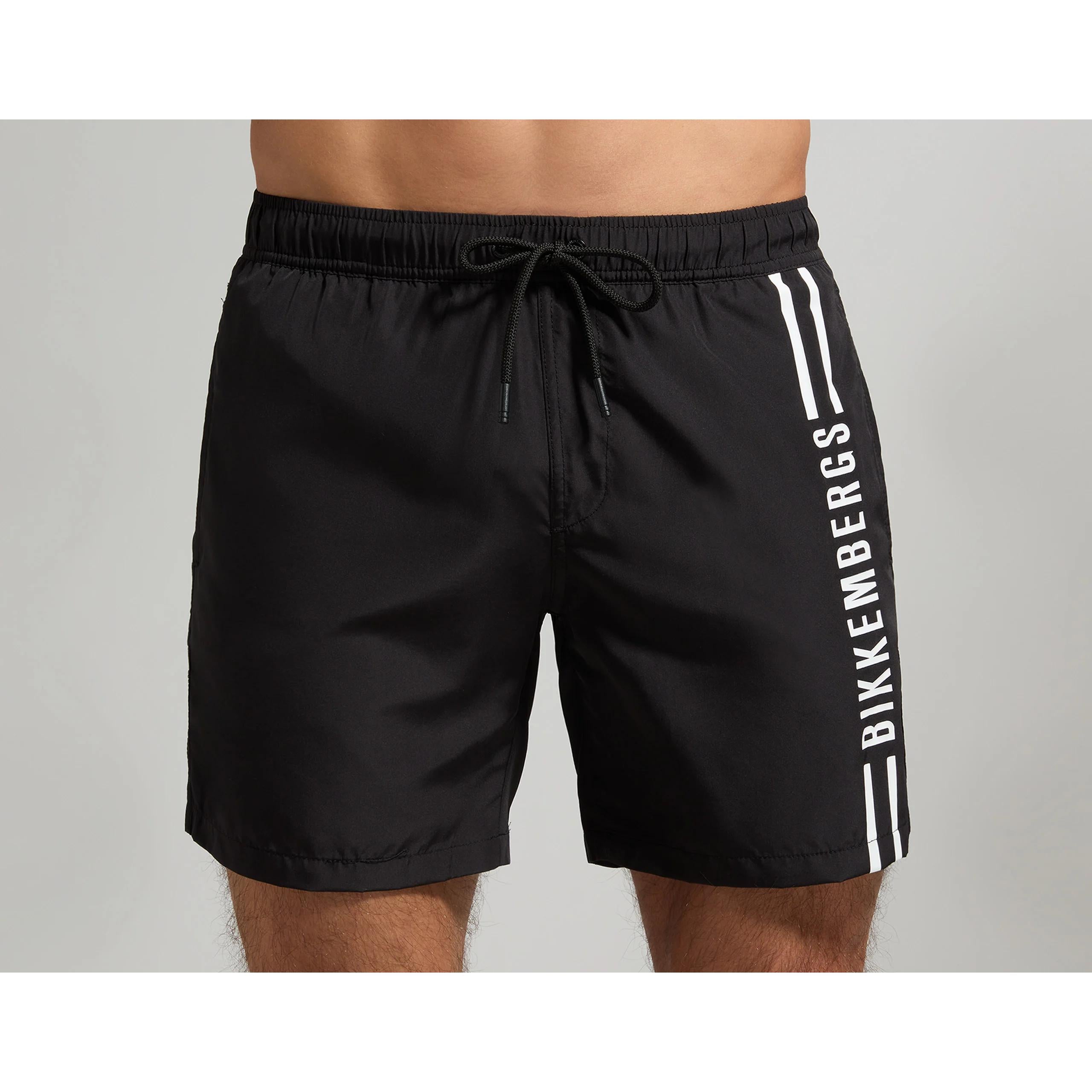 BIKKEMBERGS BAÑADOR HOMBRE COLOR NEGRO.