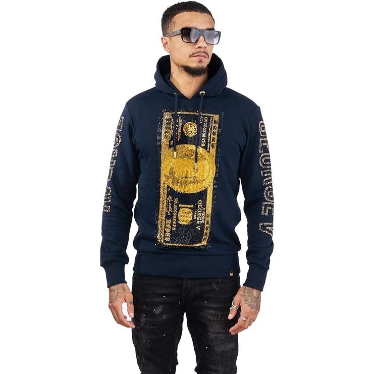 GEORGE-V Sudadera con Capucha GV-2082 Navy..