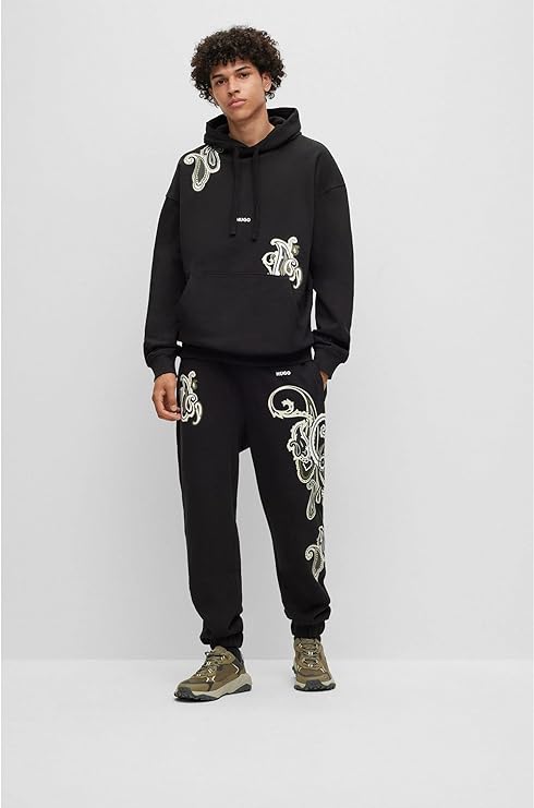 HUGO BOSS - Sudadera con capucha para hombre 50494559-001 Black..