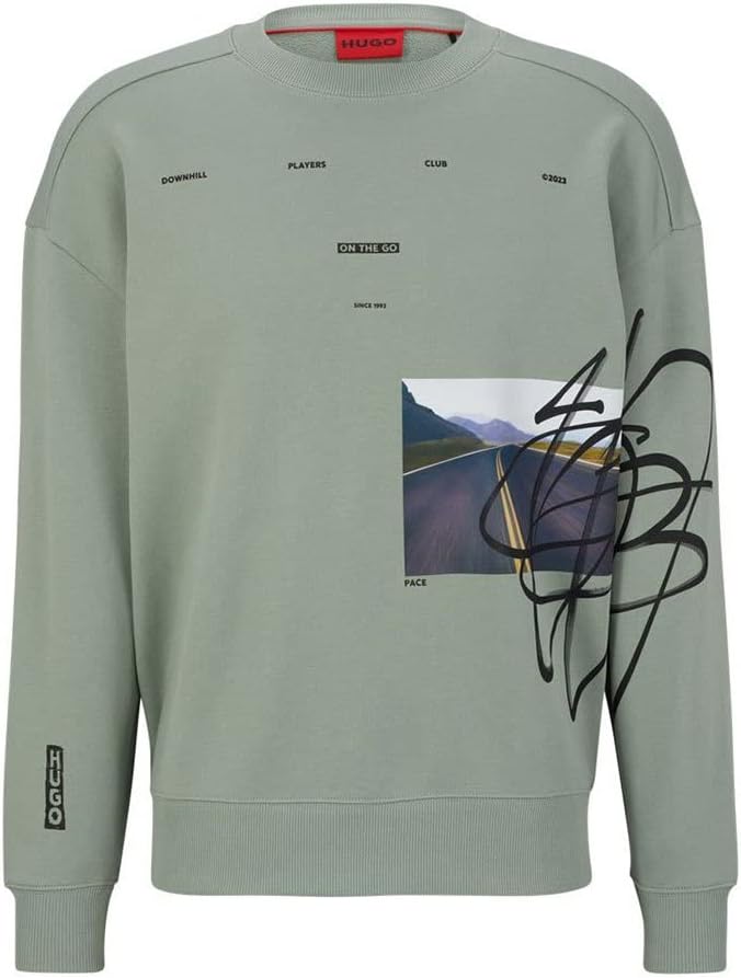 HUGO BOSS Sudadera para Hombre 50493703-330 Open.