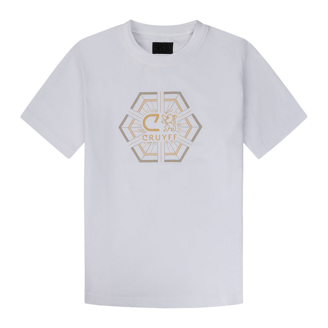 Cruyff Camiseta Hombre Modelo C-Lion Geo CA251055-160 White/Gold.