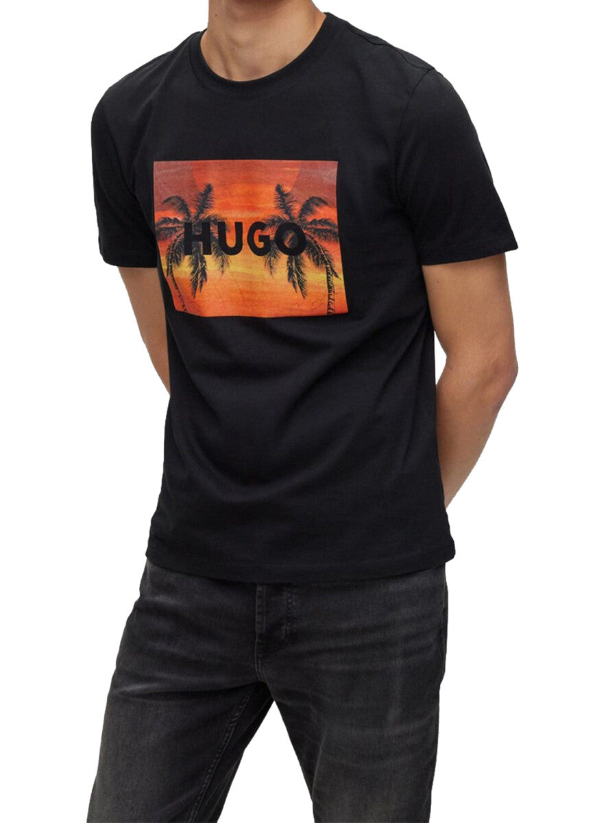 HUGO BOSS  Camiseta Manga Corta Hombre  Color Negro 50488952-001