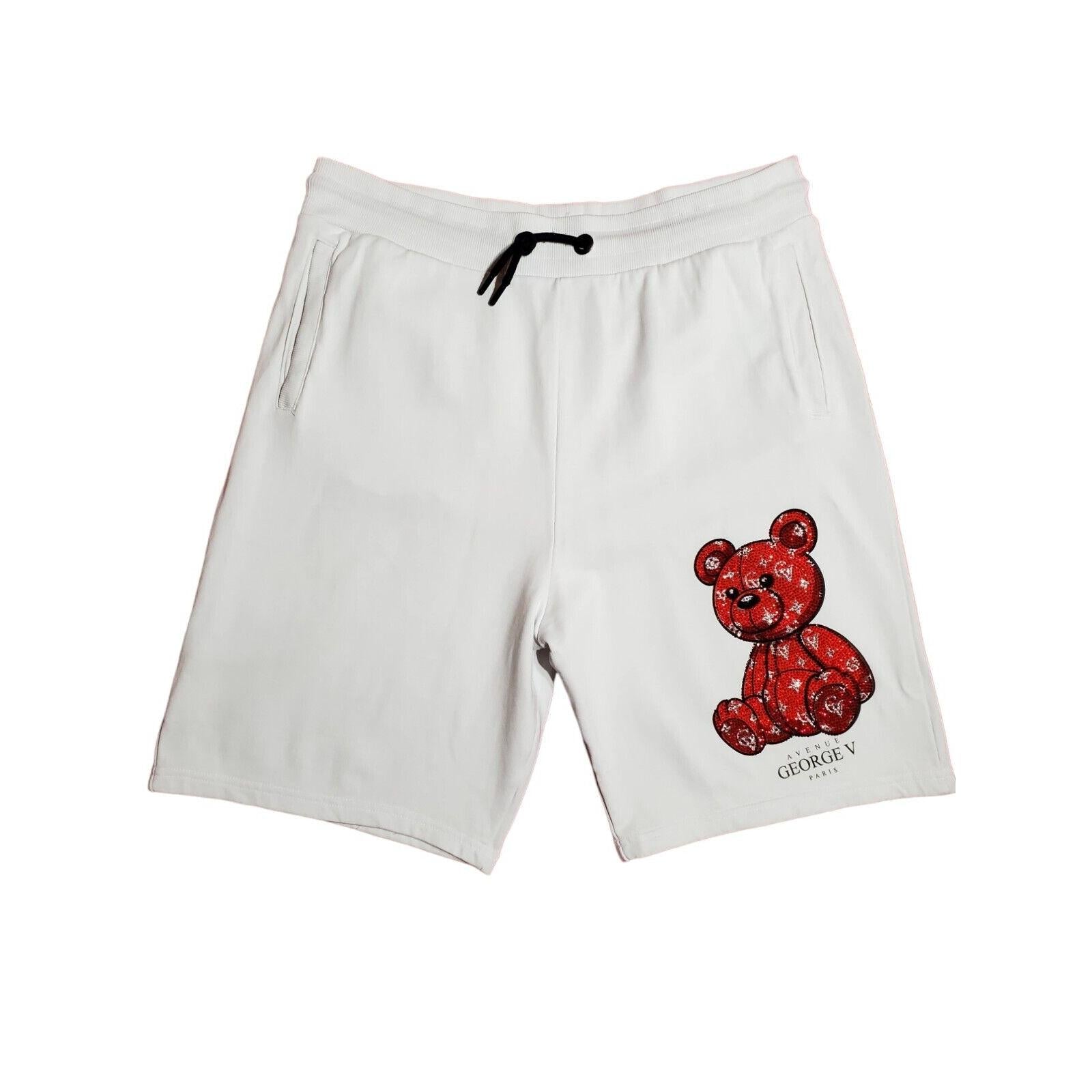 GEORGE-V .Pantalon Corto Hombre GV-2233 White/Red.
