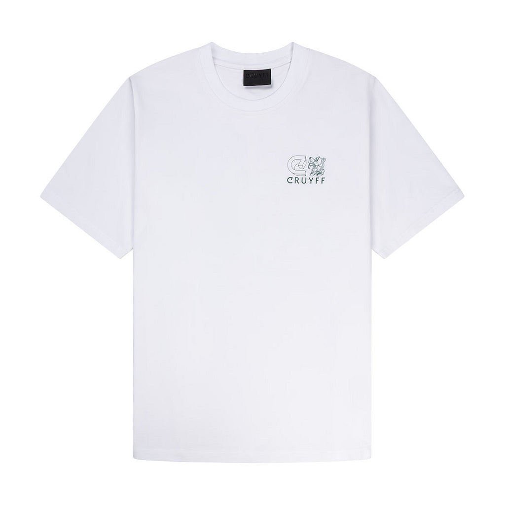 Cruyff, Camiseta Hombre con corte oversize  modelo CA261016-100 White.