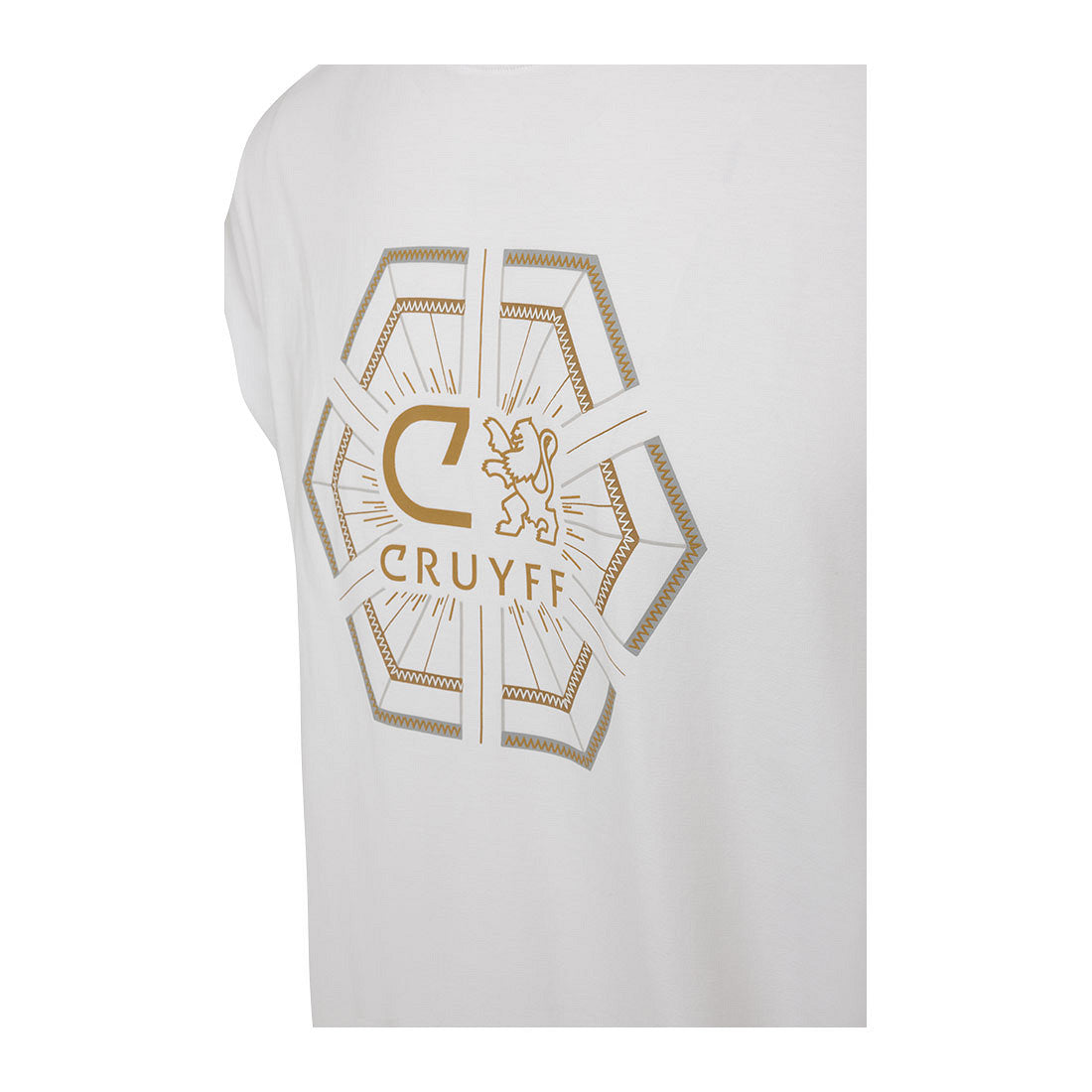Cruyff Camiseta Hombre Modelo C-Lion Geo CA251055-160 White/Gold.