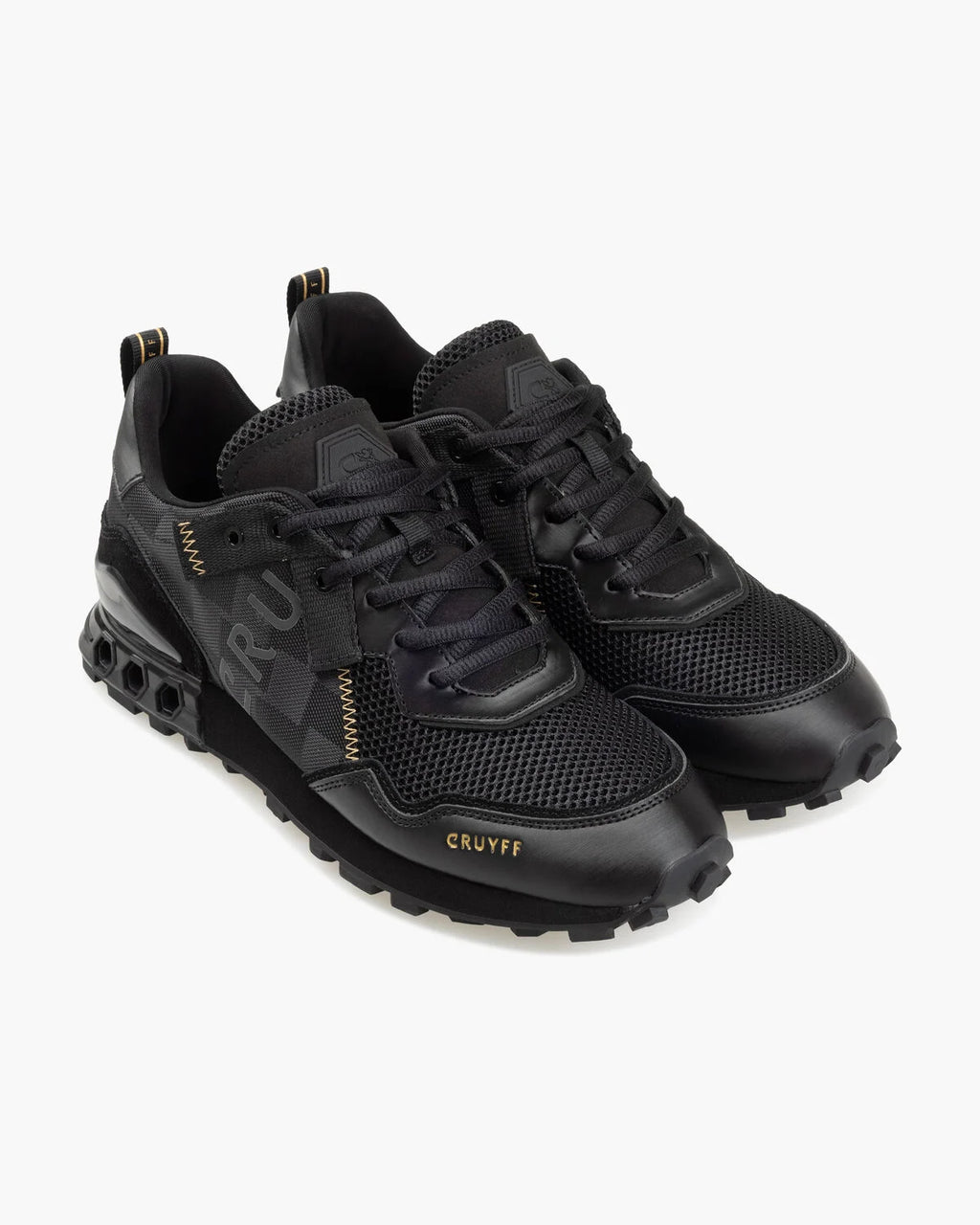 Cruyff Zapatillas Hombre Superbia ,CC253080-960 Black/Gold.