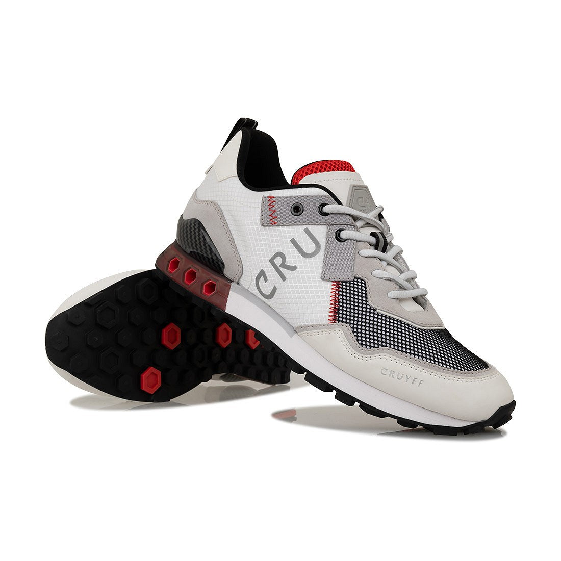 Cruyff Zapatillas Deportivas Hombre Modelo Superbia Hex-Tech CC241192-153 White/Red.