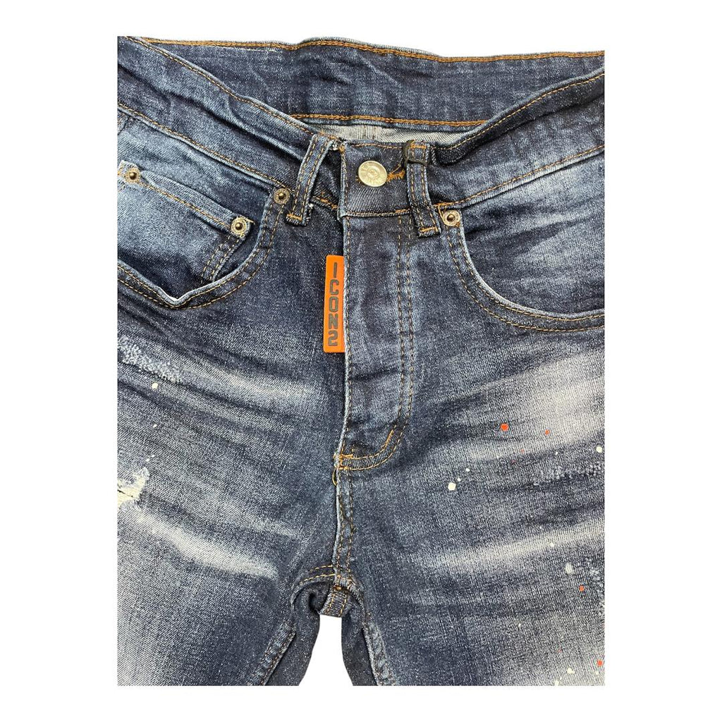 ICON2 Pantalon Corto de hombre de algodón elástico, colección Primavera/Verano (6321).
