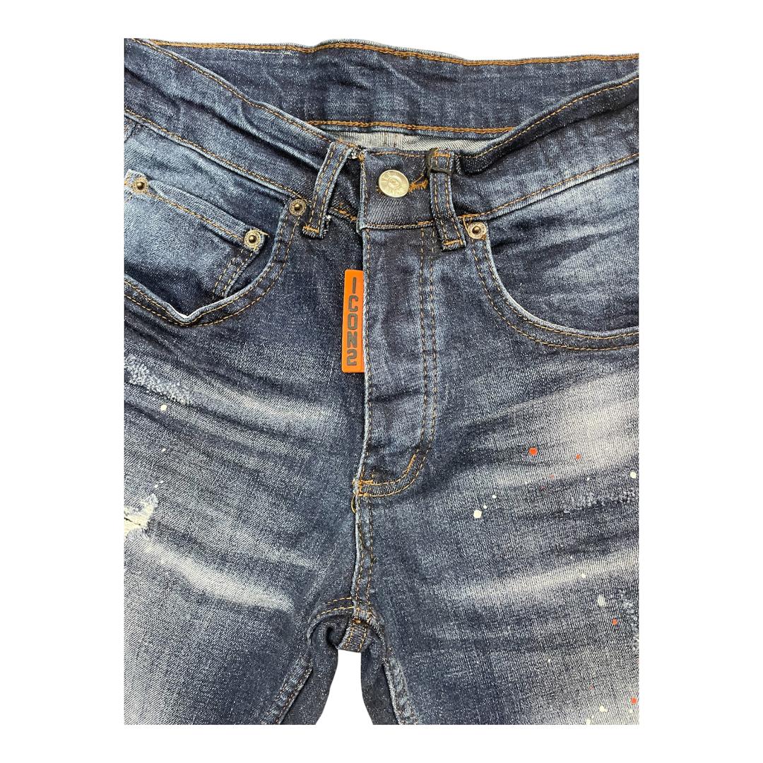 ICON2 Pantalon Corto de hombre de algodón elástico, colección Primavera/Verano (6321).