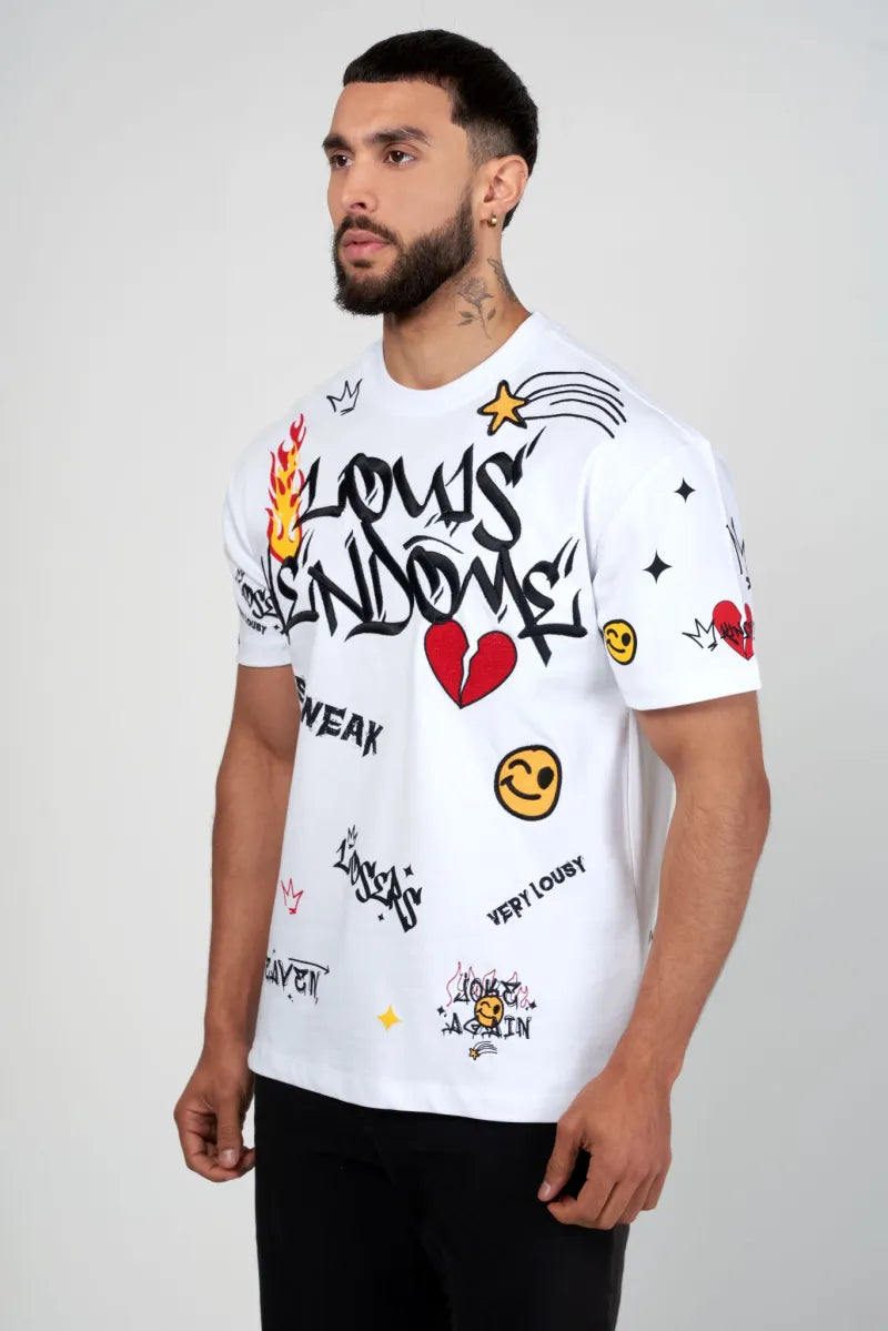 LOUIS VENDOME PARIS CAMISETA HOMBRE MODELO:LV-74 White.