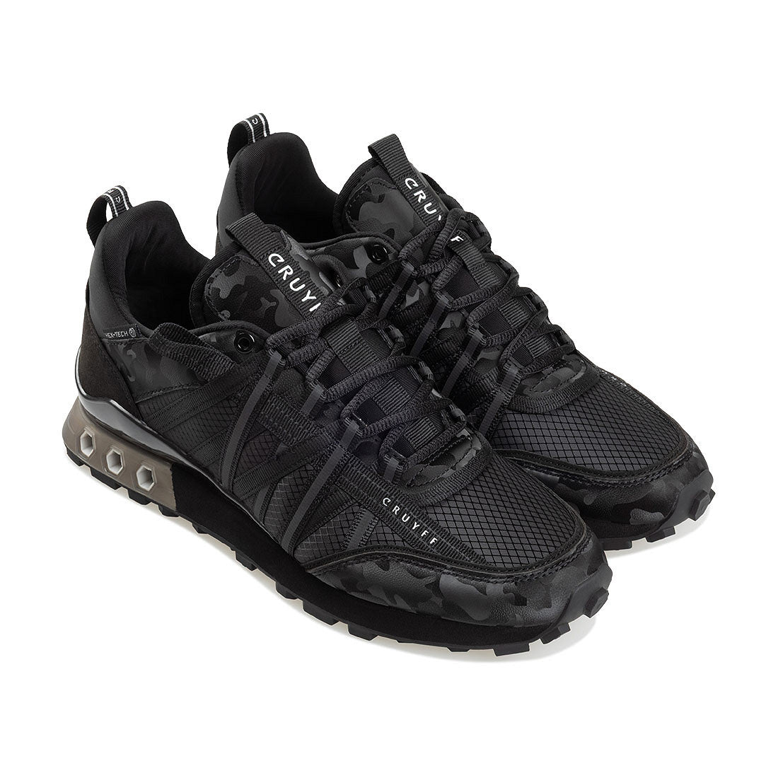 Cruyff Zapatillas Hombre Fearia Hex-Tech ,CC253126-998 Black.