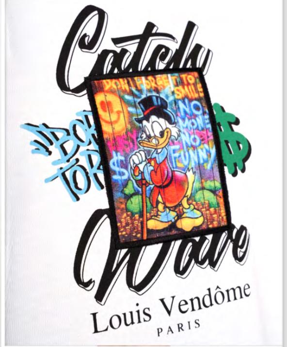 LOUIS VENDOME PARIS CAMISETA HOMBRE MODELO: LV-60 White.