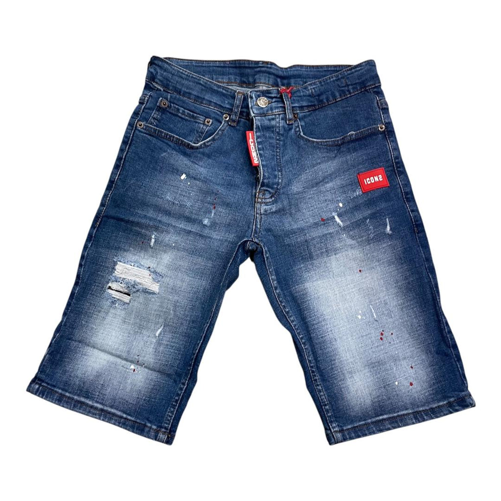 ICON2 Pantalon Corto de hombre de algodón elástico, colección Primavera/Verano (6344)