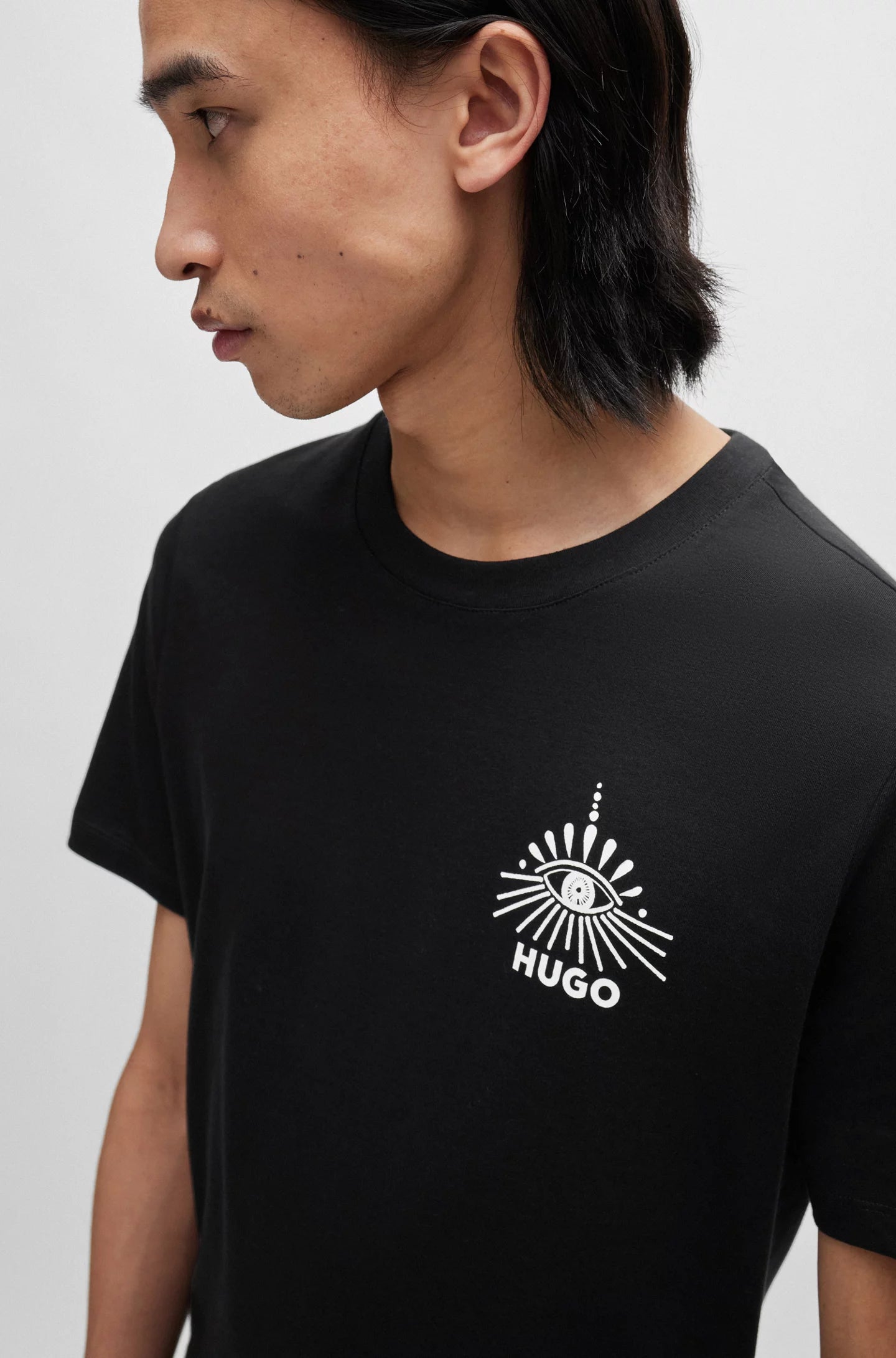 HUGO BOSS  Camiseta Manga Corta Hombre  Color Negro 50513828-001