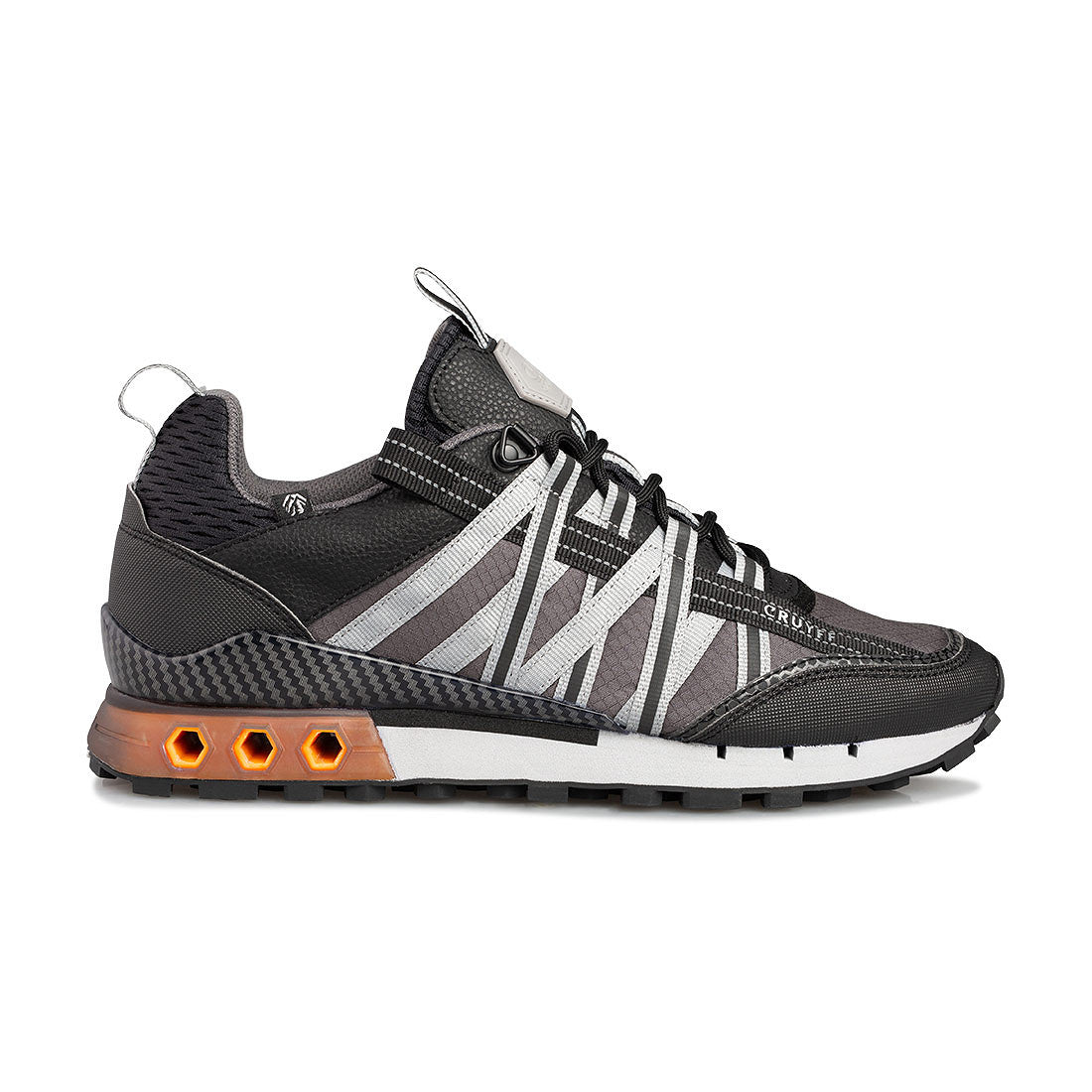 Cruyff Zapatillas Deportivas Hombre Modelo Fearia // Montserrat CMF243101-962 Black/Grey/Orenge.