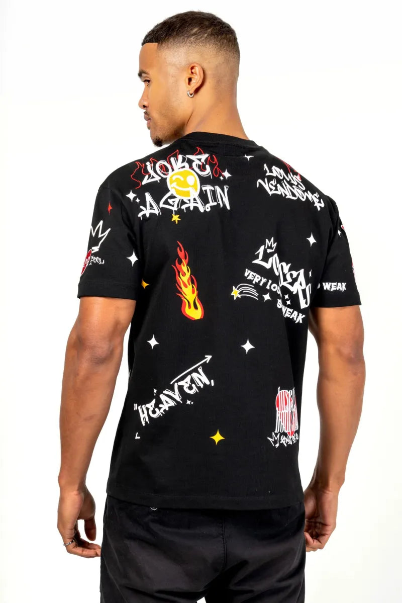 LOUIS VENDOME PARIS CAMISETA HOMBRE MODELO:LV-74 Black.