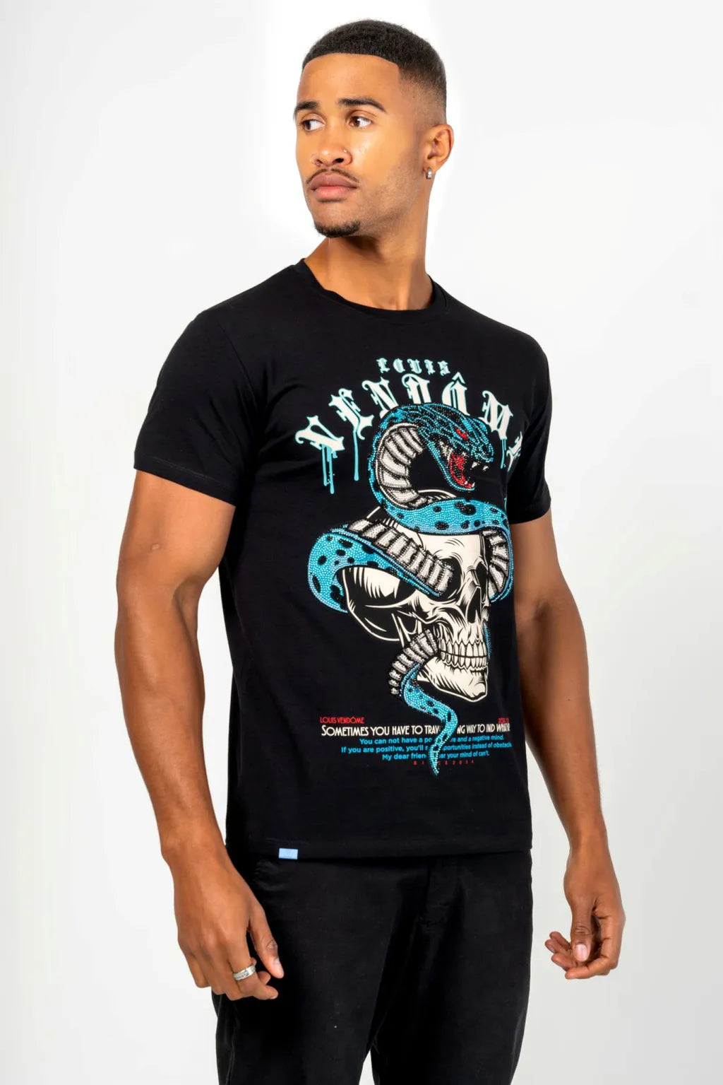 LOUIS VENDOME CAMISETA HOMBRE LV-65 Black.