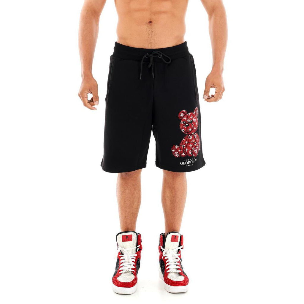 GEORGE-V .Pantalon Corto Hombre GV-2233 Black/Red.