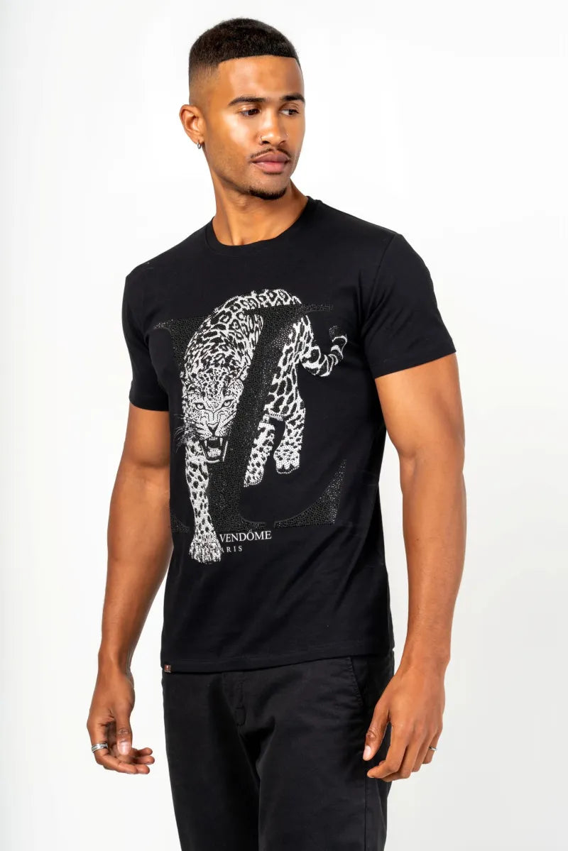 LOUIS VENDOME CAMISETA HOMBRE LV-66 Black.