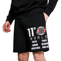 Eleven Degrees 11º .Pantalón corto WORLDWIDE – Negro 11D3102-001
