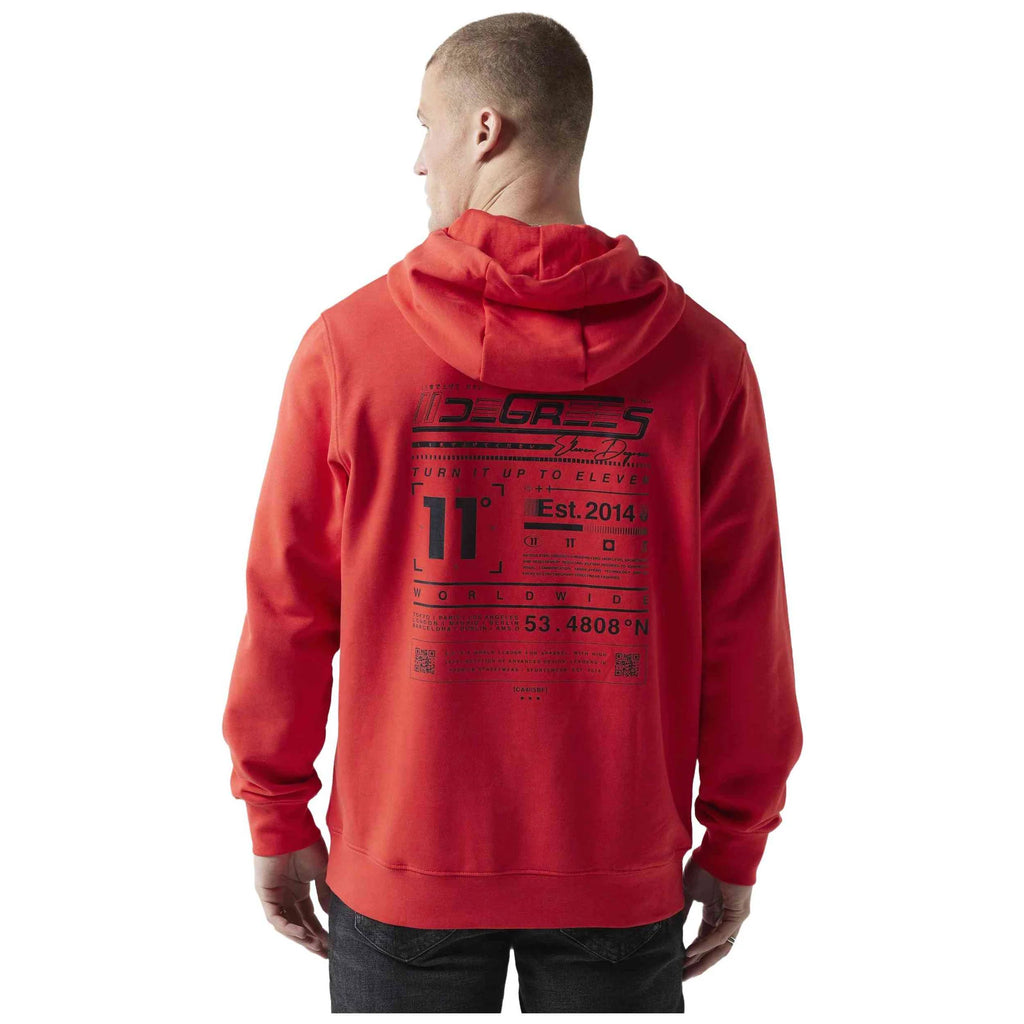 ELEVEN DEGREES SUDADERA HOMBRE. 11D3879-577 Red.