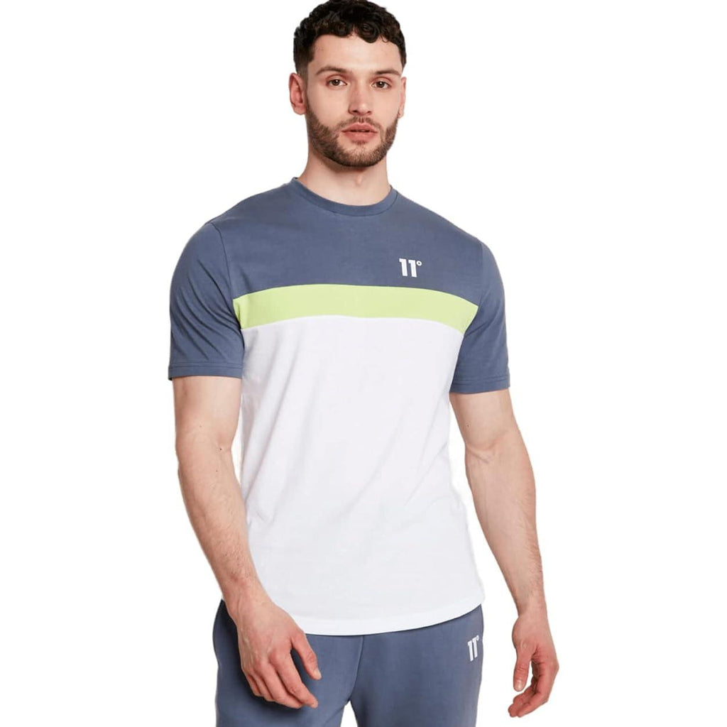 Eleven Degrees 11º Camiseta Hombre Triple Panel 11D3089-973.