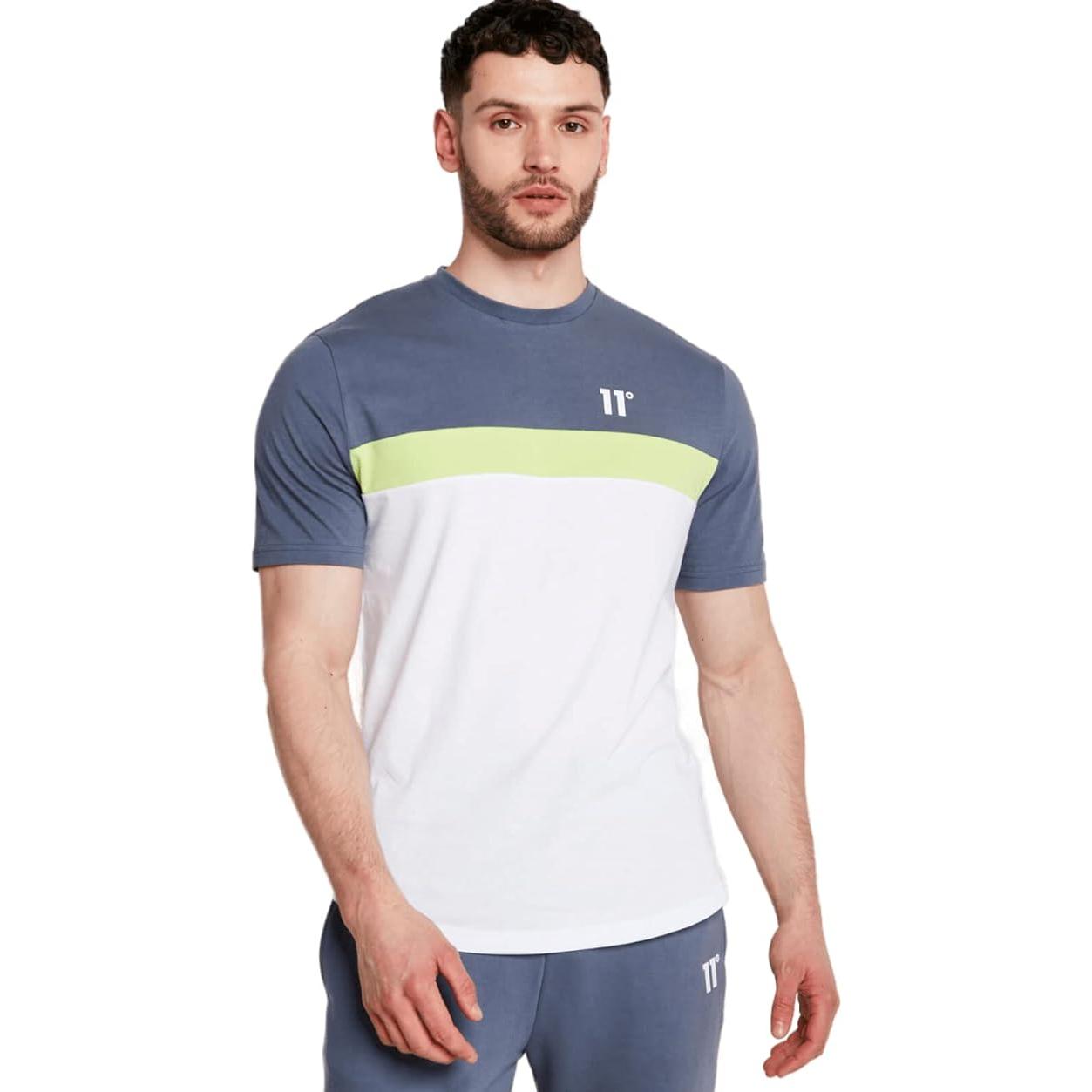 Eleven Degrees 11º Camiseta Hombre Triple Panel 11D3089-973.