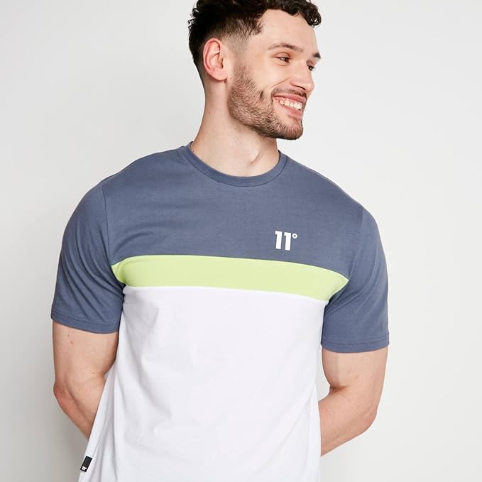 Eleven Degrees 11º Camiseta Hombre Triple Panel 11D3089-973.