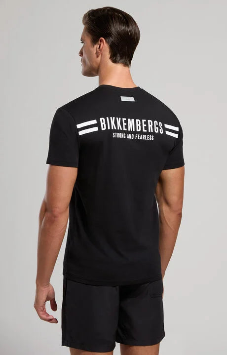 BIKKEMBERGS CAMISETA  HOMBRE COLOR NEGRO BKK3MTS04.