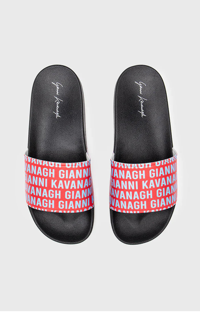 Chanclas Gianni Kavanagh Typo Mania GKM004002 Red