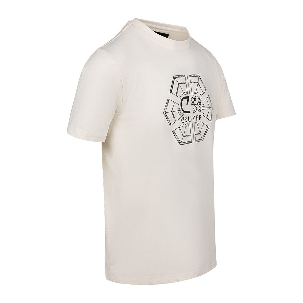 Cruyff Camiseta Hombre Modelo C-Lion Geo CA251055-102 Cannoli Cream.