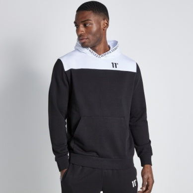 Eleven Degrees Sudadera Hombre 11D3318-047 Black/White