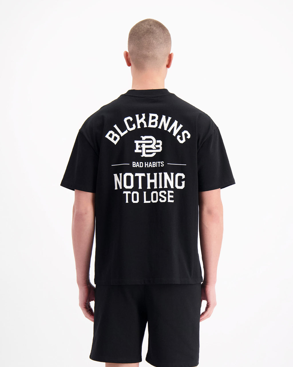 BLACK BANANAS Camiseta Hombre Modelo Bad Habits:1.125.3.26. Black.