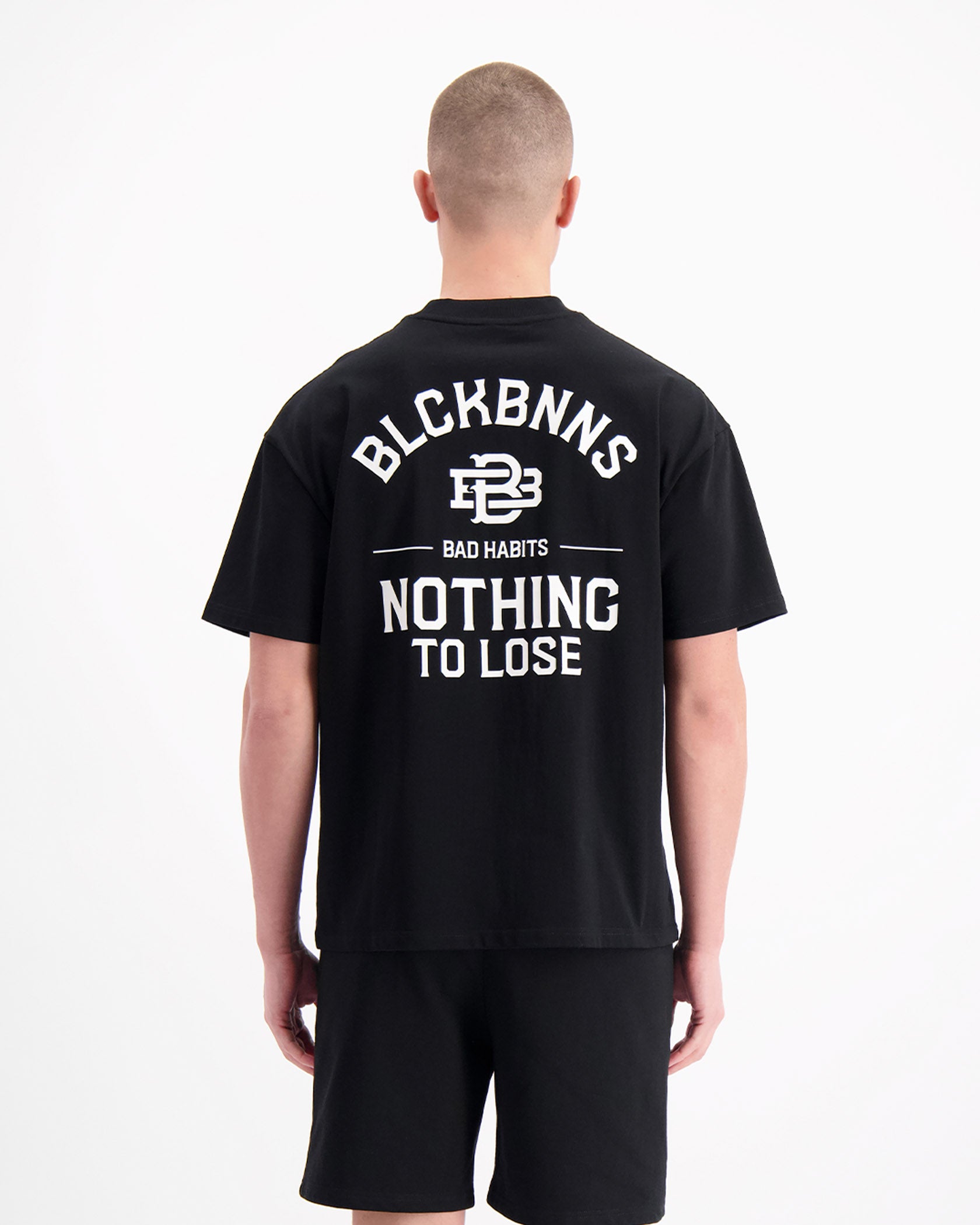 BLACK BANANAS Camiseta Hombre Modelo Bad Habits:1.125.3.26. Black.